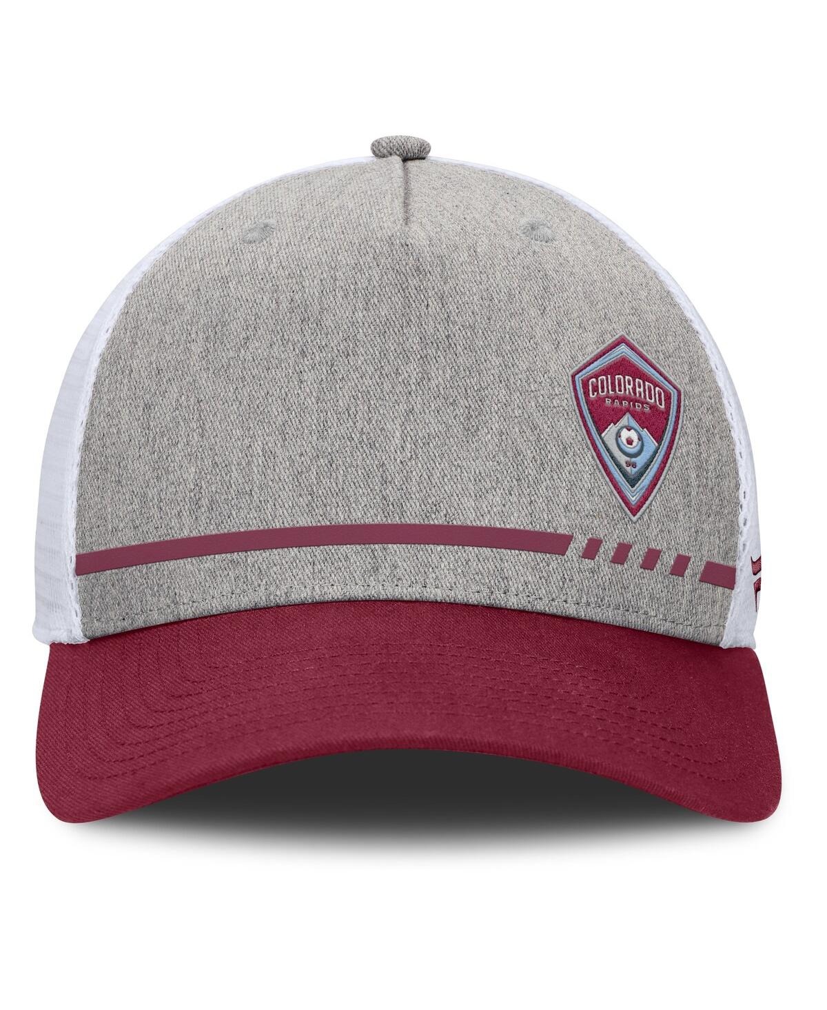 Fanatics Men's Heather Gray Colorado Rapids Low Block Trucker Adjustable Hat