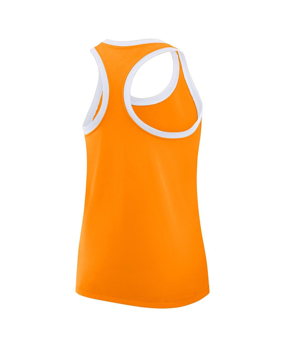 Nike Tennessee Orange Tennessee Volunteers Primetime Tri-blend Racerback Tank Top In Orange