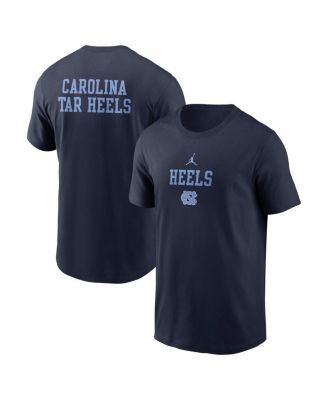 Jordan - Men's Navy North Carolina Tar Heels 2-Hit Stacked T-Shirt