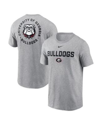 Nike - Men's Heather Gray Georgia Bulldogs Campus 2-Hit T-Shirt