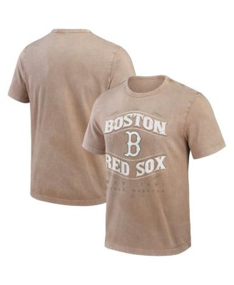 Fanatics - Men's Tan Boston Red Sox Sun Faded T-Shirt