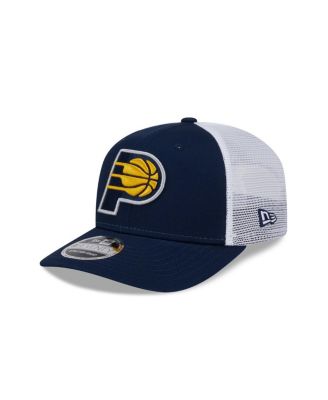 New Era - Men's Navy/White Indiana Pacers 9SEVENTY Stretch-Snap Trucker Hat
