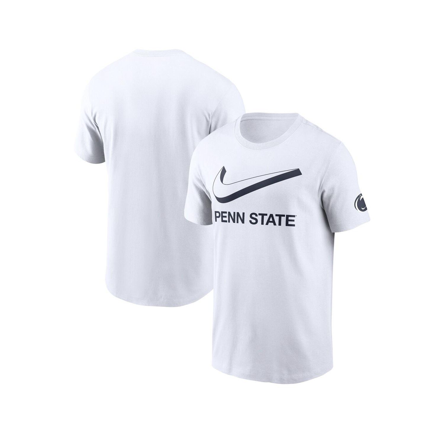Men's White Penn State Nittany Lions Primetime 2-Hit Swoosh T-Shirt