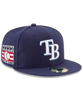 New Era - Men's Navy Tampa Bay Rays National Baseball Hall of Fame 59FIFTY Fitted Hat