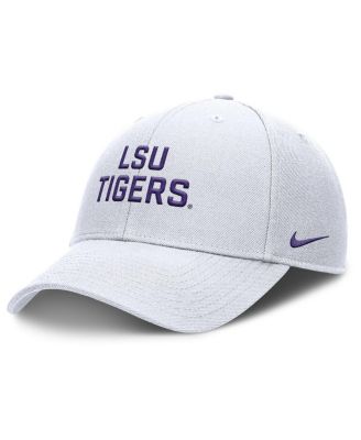 Nike - Men's White LSU Tigers Rise Practice Adjustable Hat