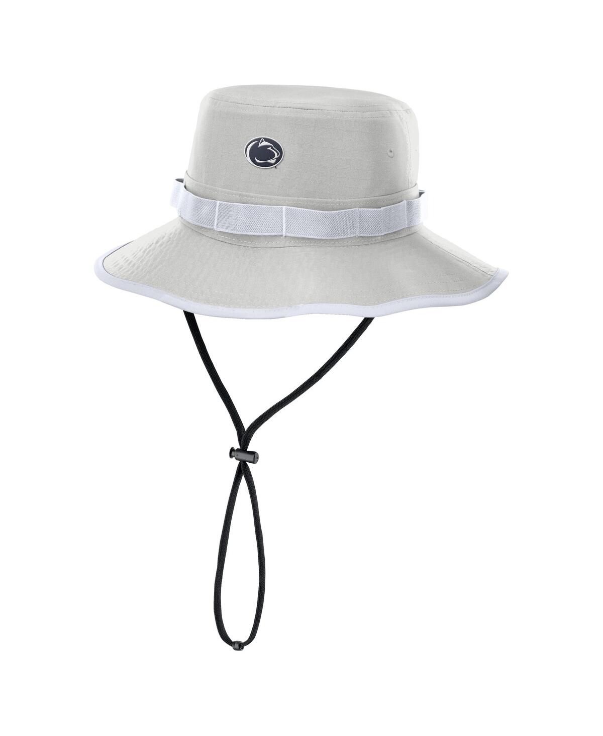 Nike Men's Gray Penn State Nittany Lions 2025 Sideline Apex Boonie Performance Bucket Hat In Gray