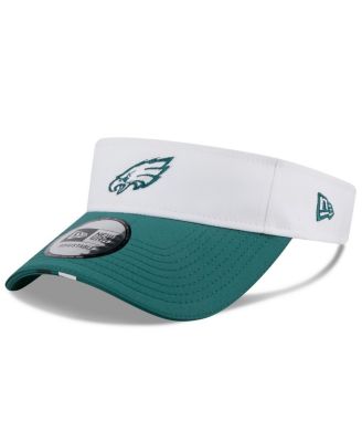New Era - Men's White/Midnight Green Philadelphia Eagles 2025 NFL Training Camp Adjustable Visor Hat