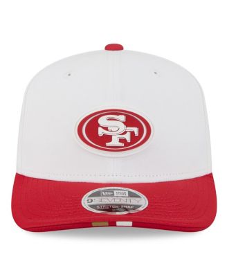 Men's White/Scarlet San Francisco 49ers 2025 NFL Training Camp 9SEVENTY Adjustable Hat