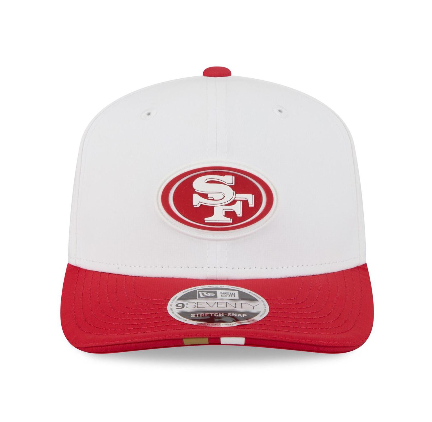 Men's White/Scarlet San Francisco 49ers 2025 NFL Training Camp 9SEVENTY Adjustable Hat
