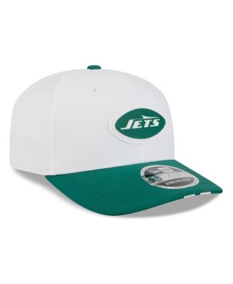 Men's White/Green New York Jets 2025 NFL Training Camp 9SEVENTY Adjustable Hat