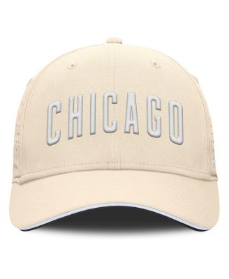 Men's Cream Chicago Cubs Rise Performance Flex Hat