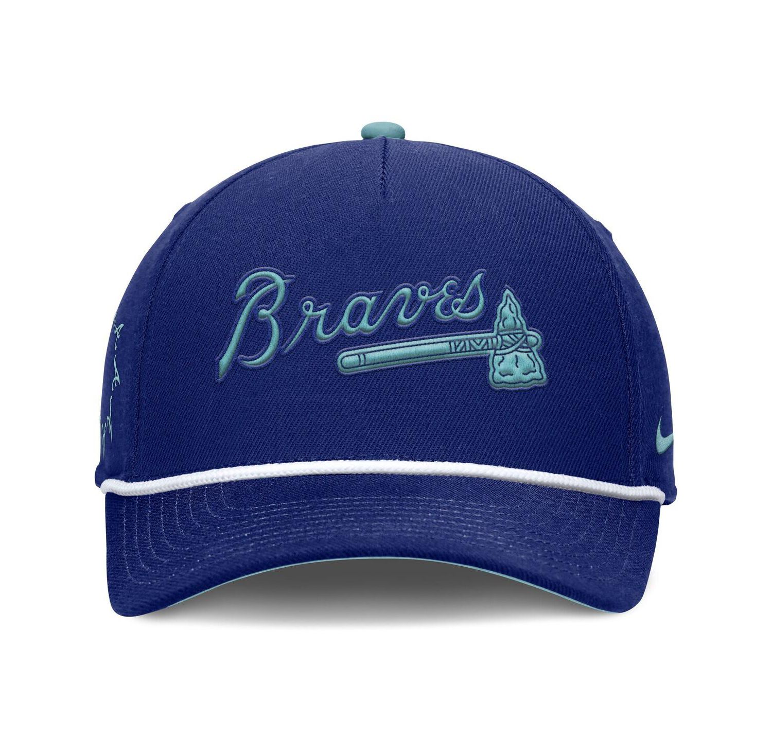 Men's Royal Atlanta Braves Father's Day Rise Adjustable Hat