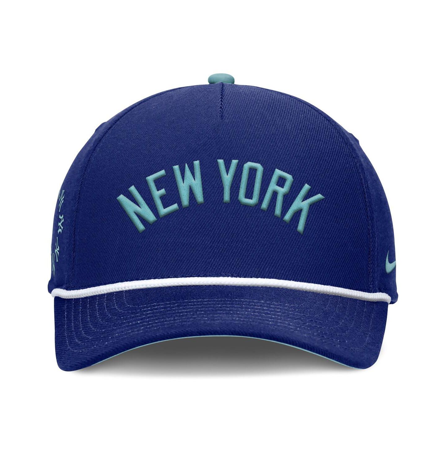 Мужская кепка Nike Royal New York Yankees Father's Day Rise Adjustable Hat — фото 3