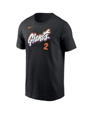 Men's Willy Adames Black San Francisco Giants 2025 City Connect Fuse Name Number T-Shirt