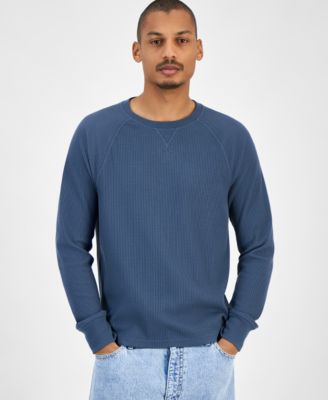 Men's Waffle-Knit Thermal Shirt, Macy's Exclusive