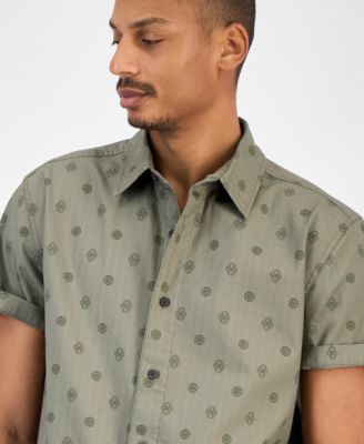 Men's Printed Short-Sleeve Shirt, Macy's Exclusive