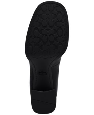 Women's Sculpted Block Heel Pumps