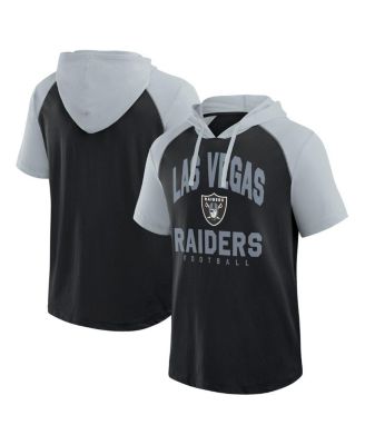 Logo Athletic - Men's Black Las Vegas Raiders Prime Hoodie T-Shirt