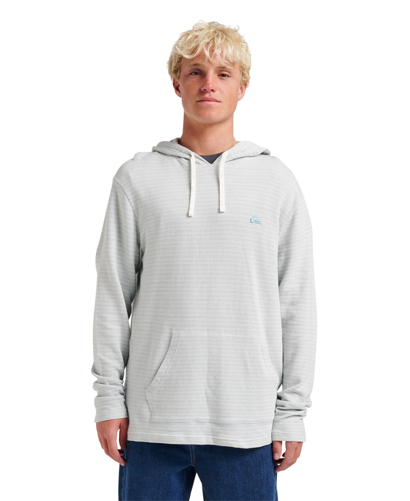 Мужское худи Quiksilver Vista Long Sleeve, цвет: Синий — фото 1