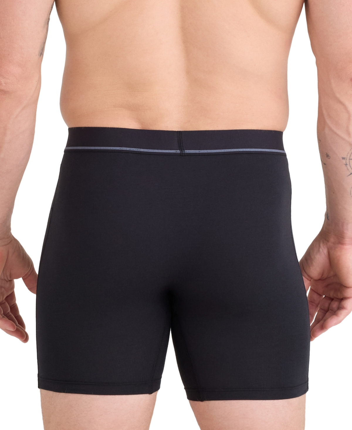 Saxx Men's 3pk. Essential Cotton Logo Boxer Briefs In Multi