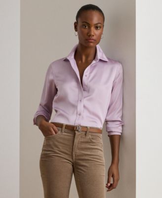 Women's Satin Charmeuse Shirt