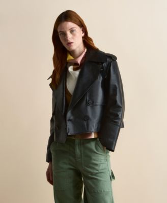 Women's Leather Jacket, Black