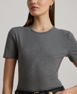 Women's Stretch Cotton Crewneck Tee
