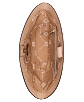 Curved Small Convertible Strap Tote Bag