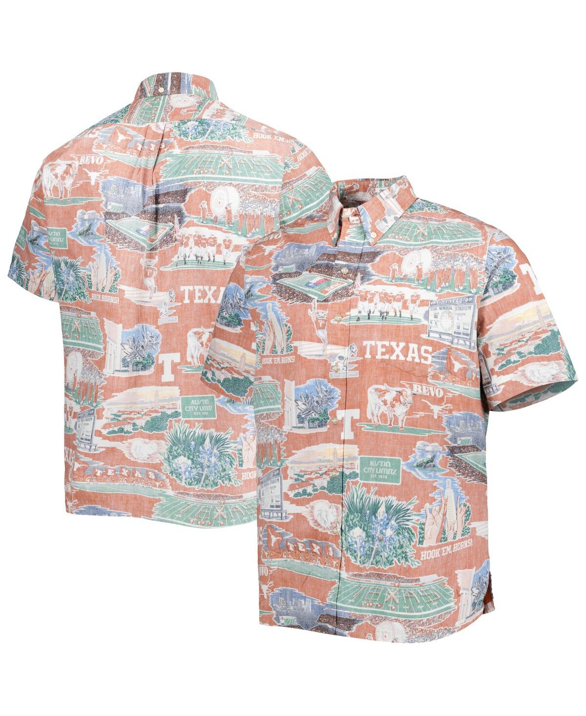 Men's Texas Orange Texas Longhorns Scenic Button-Down Shirt - Texas Orange