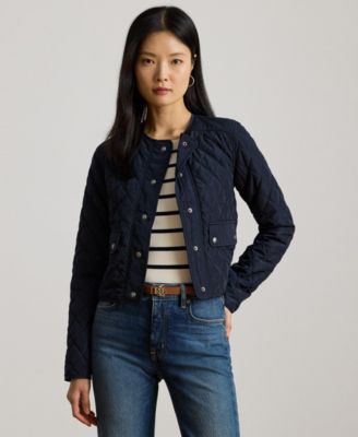Lauren Ralph Lauren - Women's Diamond-Quilted Cropped Jacket