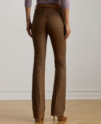 Women's Coated High-Rise Boot Jeans