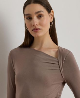 Women's Stretch Jersey Asymmetrical Top