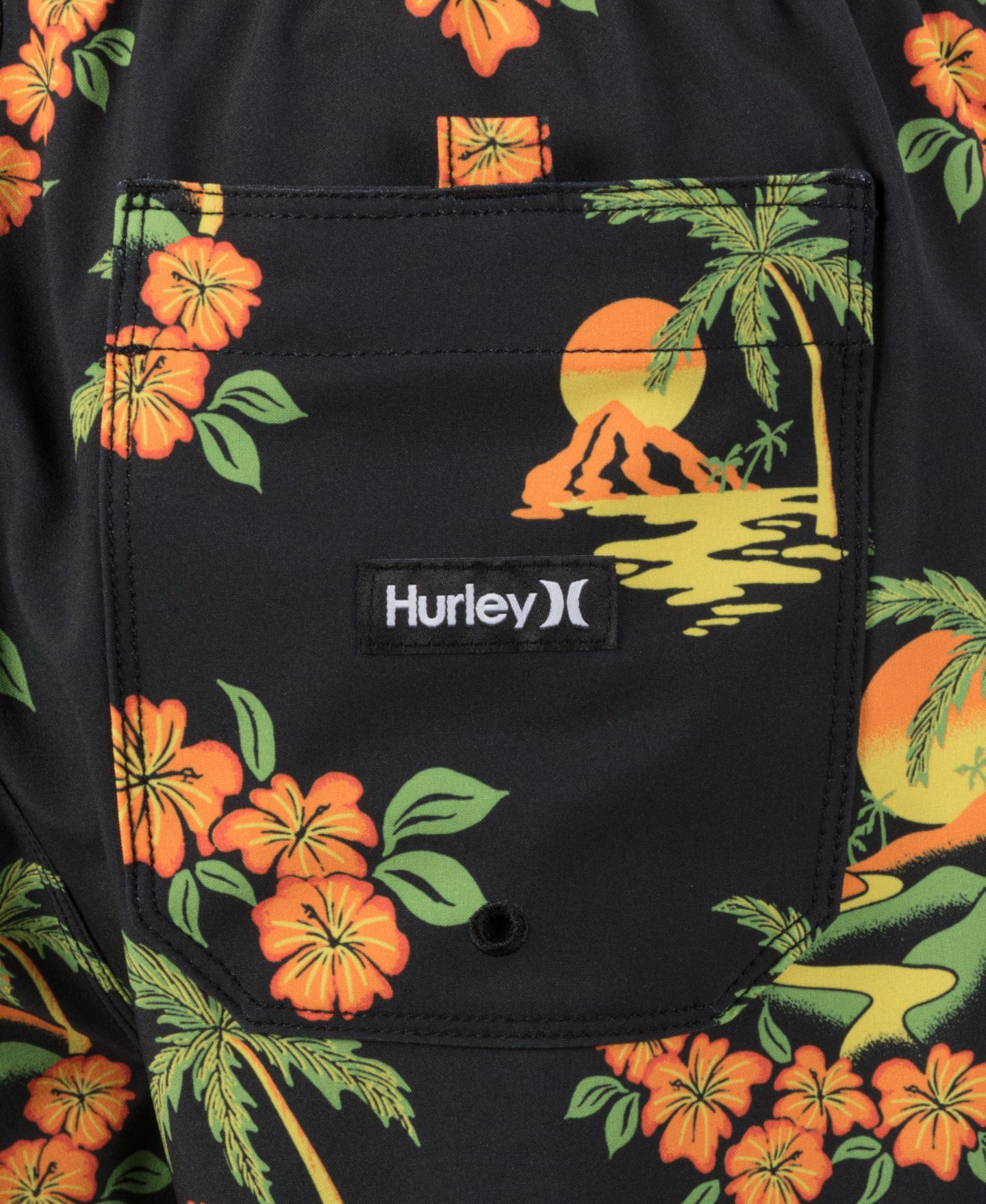 Пляжные шорты Volley для мужчин — Hurley, цвет: Чёрный — фото 4