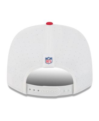 Men's White/Red Kansas City Chiefs 2025 NFL Training Camp 9SEVENTY Adjustable Hat