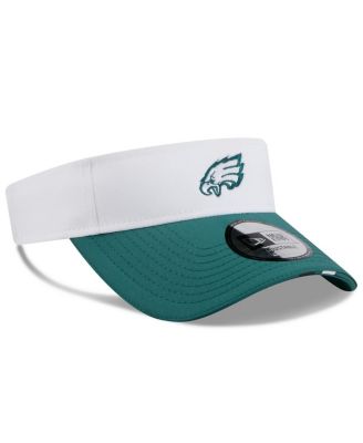 Men's White/Midnight Green Philadelphia Eagles 2025 NFL Training Camp Adjustable Visor Hat
