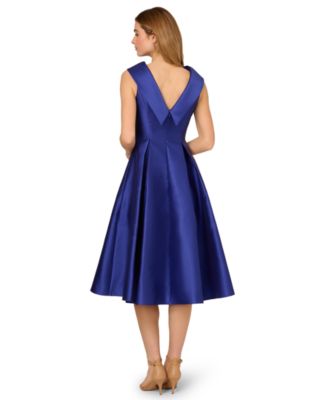 【海外限定】AdriannaPapell ドレス☆Blue Taffeta Shirt Dress Buy Adrianna Papell Blue Taffeta Shirt Dress from Next USA