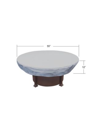 Fits 48" to 55" Dia x 12"H 48" Round Fire Pit / Ottoman Protective Cover