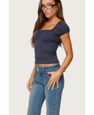 Women's Stefania Polka Dot Top