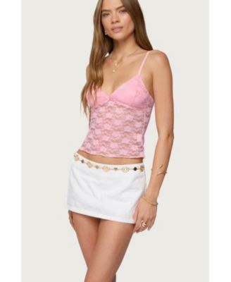 Women's Eira Sheer Lace Tank Top