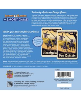 Masterpieces Literary Classics Memory Game