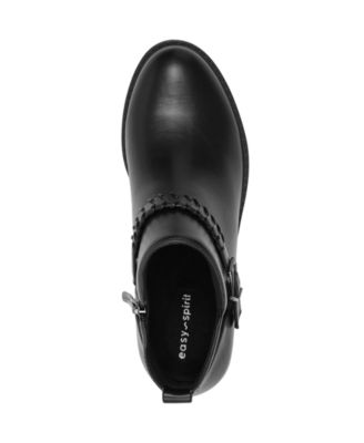 Women's Lannie Buckle Strap Block Heel Booties