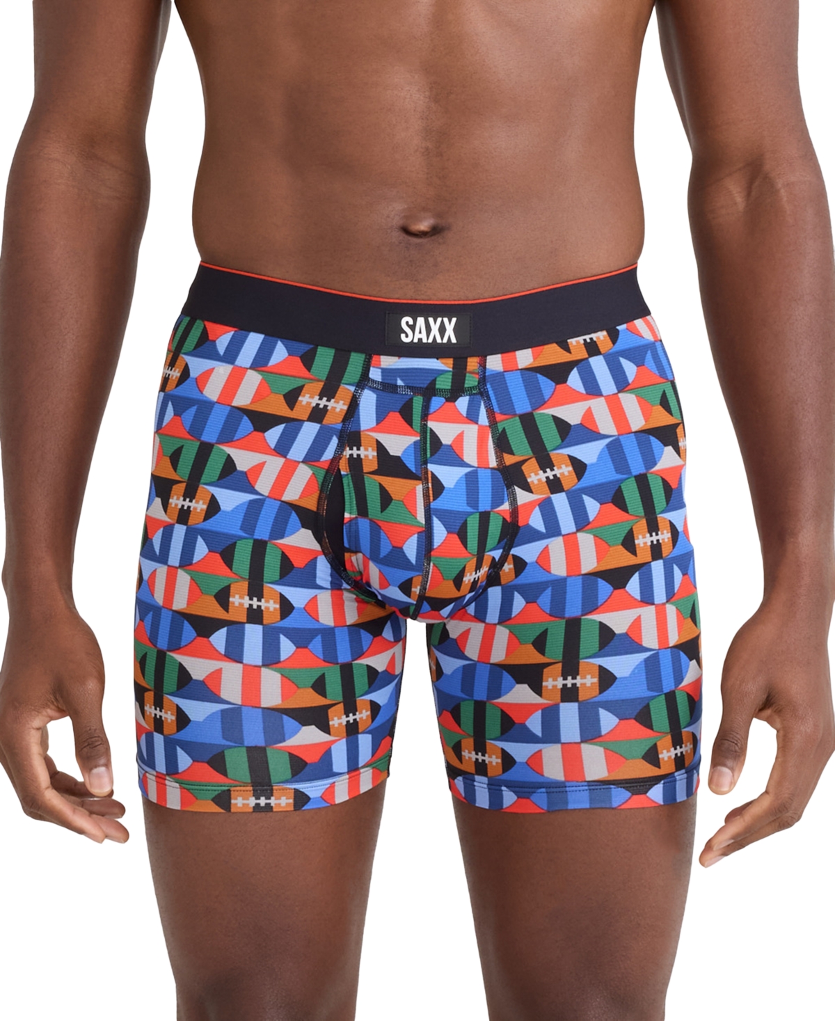 Saxx Multisport Performance Mesh Boxer Briefs In Multi