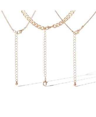 Layered Coin & Charm Pendant Necklace