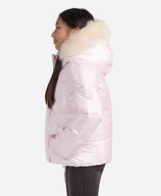 Girls Shiny Ultra Puffer Jacket