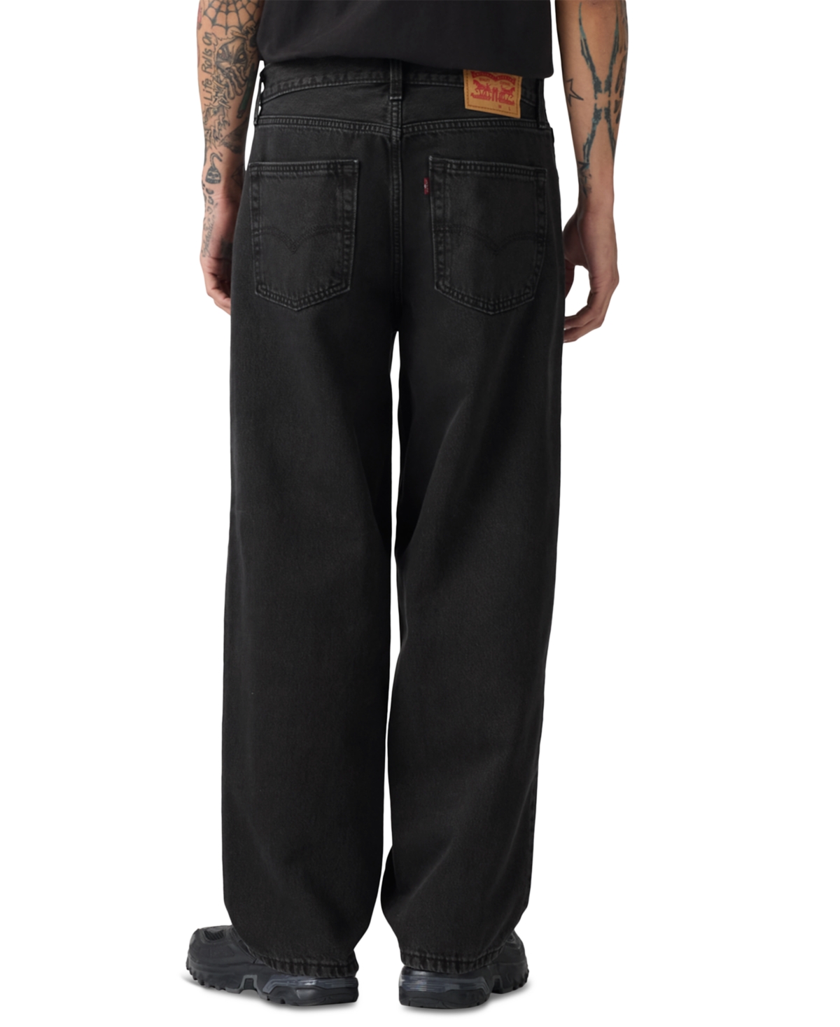 Levi's Levi S 578 Baggy Black Corduroy Pants In Black