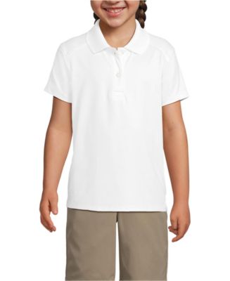 売れ筋商品|||ランズエンド カットソー トップス レディース Women's Short Sleeve Feminine Fit Rapid Dry Polo Shirt White Lands' End Women's Girls Short Sleeve Feminine Fit Rapid Dry