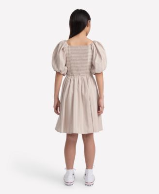 Girls Emerson Puff Sleeve Mini Dress