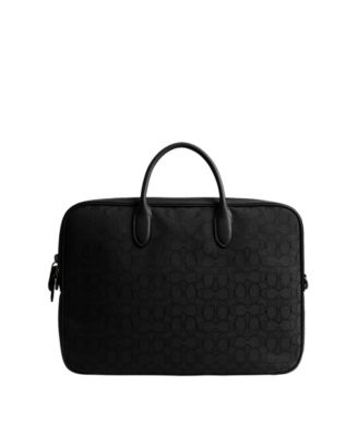 Men's Theo Work Signature Jacquard Bag