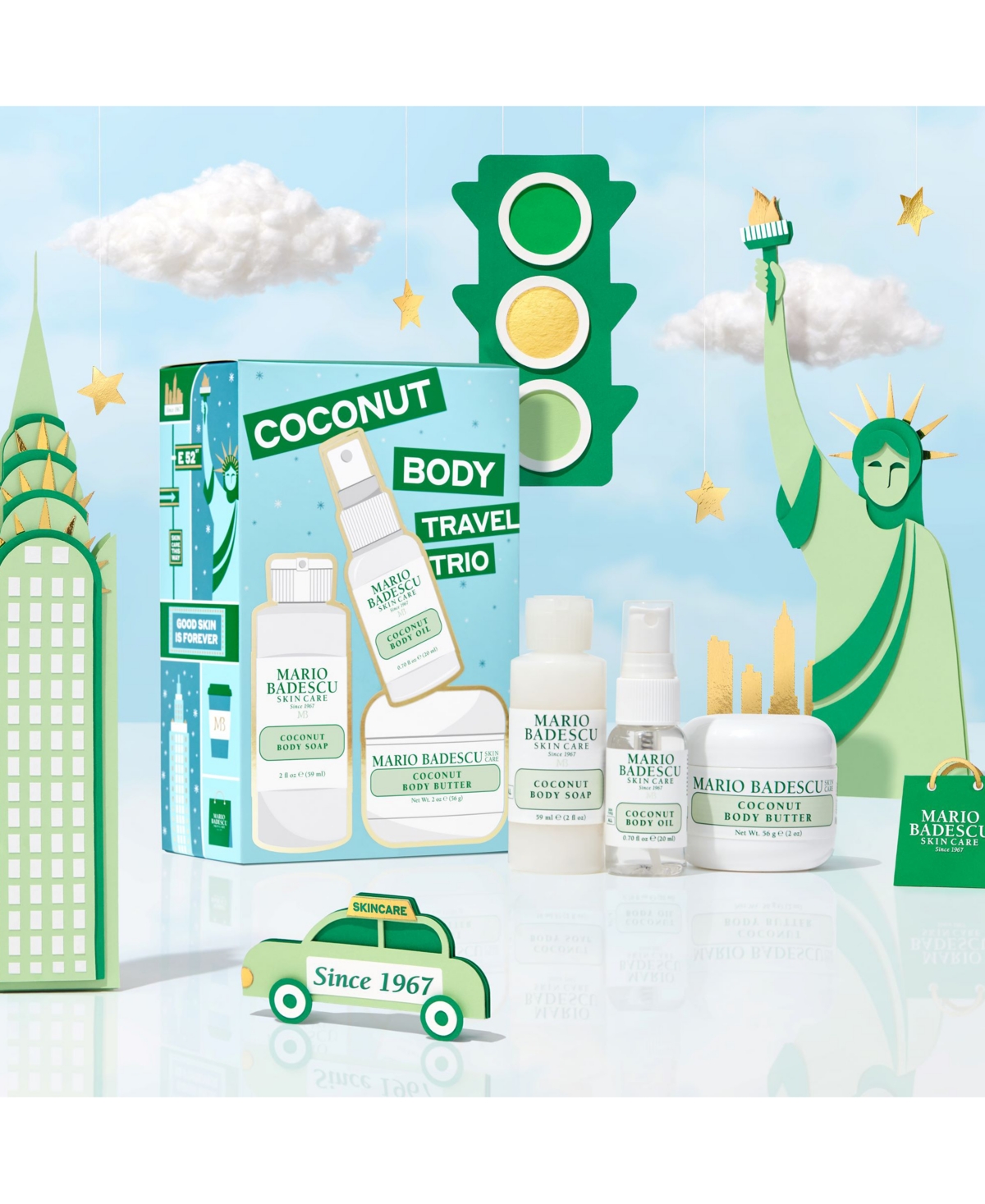 Mario Badescu 3-pc. Coconut Body Travel Set In Transparent