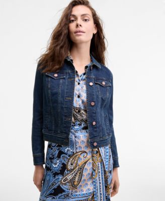 Trucker Jacket & Tie-Waist Shirtdress